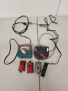 lot 10P image: Vintage Lionel Bumpers, Hobby Transformers, and American Flyer Toy Transformer Lot