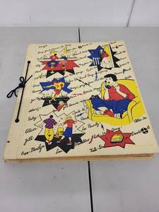 lot 39P image: Vintage Aviation Art Portfolio with Illustrated Aircraft Prints