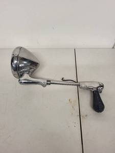 lot 76P image: Vintage Chrome Unity Spotlight with Handle and Wiring