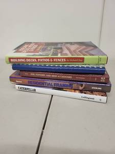 lot 91P image: Set of 5 Carpentry and Construction Books including Blueprint Reading and Residential Framing