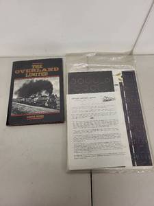 lot 99P image: The Overland Limited Book by Lucius Beebe with Greenberg Paper Train Kit