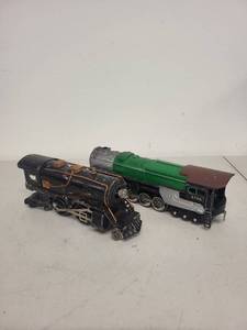 lot 104P image: Lot of 2 Vintage Model Train Locomotive Engines