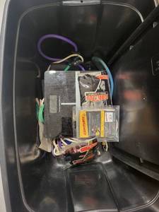 lot 115P image: Exercise Equipment Lot Including Resistance Bands, Gloves, Digital Scale, and Sauna Belt