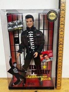 lot 6CL image: Elvis Presley Jailhouse Rock Barbie Collectible Doll in Box
