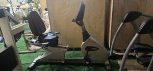 lot 51 image: TRUE Commercial Recumbent Bike  Model PS900 (USED). Sold online for $2700