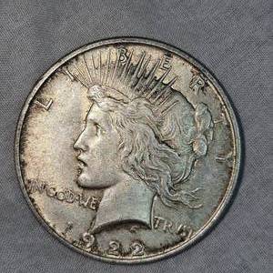 lot 4 image: 1922 Peace Dollar