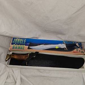 lot 125 image: Jungle Hunter 12 Stainless Blade and Sheath