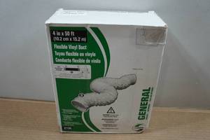lot 72 image: General 4x50 Flexible Vinyl Duct