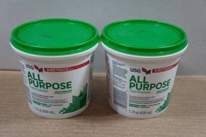 lot 73 image: 2 All Purpose Sheetrock Joint Compound - 1.75pt