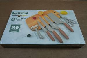 lot 194 image: Top Lucky 6-Piece Kitchen Knife Set