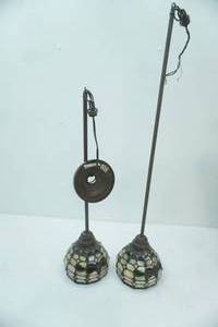 lot 175 image: Tiffany-Style Pendant Lights