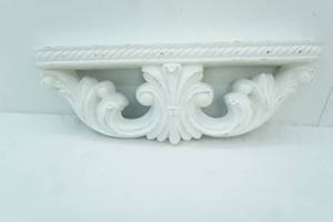 lot 202 image: Baroque Style  Decorative wall shelf, 23x8.5 x3.5