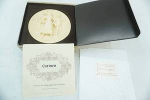 lot 208 image: Carmen Limited Edition Collectors Plate from the La Scala Grand Opera Collection, Issued 1978