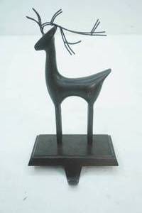 lot 210 image: Cast iron Deer Stocking Holder