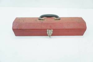 lot 211 image: Red Tool Box , 20 x 6 x3 .5