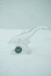 lot 228 image: Lenox Fine Crystal Dolphin Figurine 4 long by 3 tall