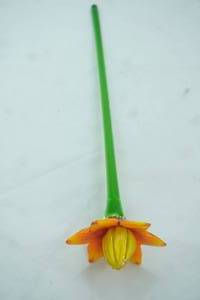 lot 237 image: Art Glass Flower, Hand-Blown