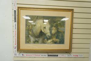 lot 279 image: Alfred William Strutt Art Print. 30x24. Framed, Matted.