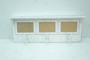 lot 295 image: Decorative coat rack with picture frames