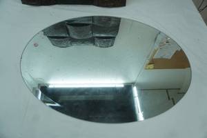 lot 298 image: Frameless Oval Mirror 30x 22