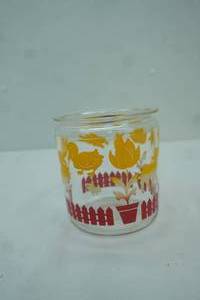 lot 385 image: Vintage Anchor Hocking Nursery Canister Glass Jar