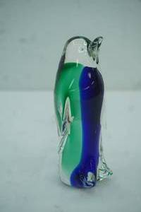 lot 409 image: Vintage Murano-Style Art Glass Penguin Figurine 6 tall