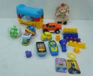 lot 569 image: NEW Sit-On Rolling Kids Toy, and variety of other kids toys