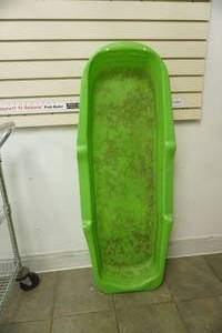 lot 575 image: Lime Green Poly Sled