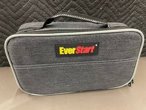 lot 12 image: EverStart Emergency Jump Starter Kit in Denim Carry Case with Cables & Gloves