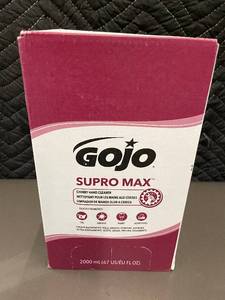 lot 15 image: Gojo Supro Max Cherry Hand Cleaner 2000 mL (67 USEU fl oz)