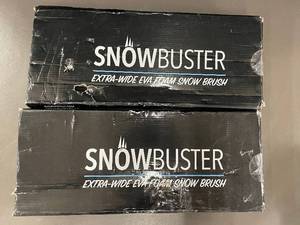 lot 18 image: SnowBuster Extra-Wide EVA Foam Snow Brush - 2 Pack