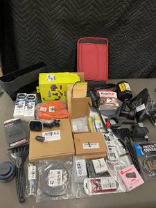 lot 42 image: ONN Drive Mount Kit - ONN USB-C Car Charger - Tow Smart Hitch Cover - Rug Grip - Auto Accessories Lot