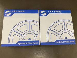 lot 44 image: Lee Fung 1.75mm PLA Filament - 2 lb Spool - Blue (2-Pack)