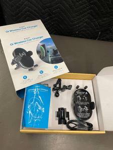 lot 106 image: Atomi Qi Wireless Car Charger - Vent Phone Mount, 10W Fast-Charge