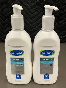 lot 107 image: Cetaphil Eczema Restoraderm Soothing Moisturizer 10 oz - Lot of 2