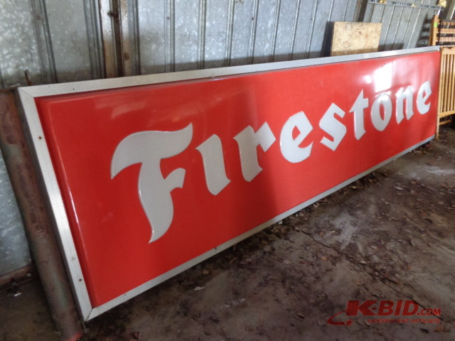 lot 22 image: Firestone Sign