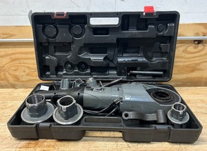 lot 4 image: Klutch 2in. Portable Pipe Threader Msrp $429.99