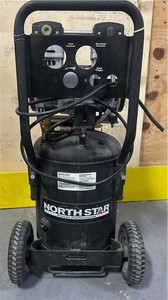 lot 5 image: NorthStar Portable Quiet Electric Air Compressor, 1.5 HP, 8-Gallon, 4 CFM  125 PSI Msrp $449.99