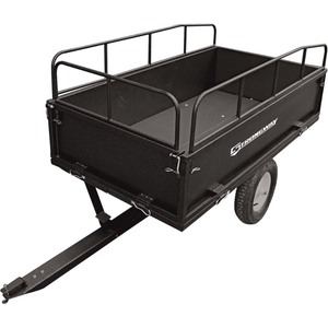 lot 23 image: Strongway Steel ATV Trailer, 1200-Lb. Capacity, 18 Cu. Ft.