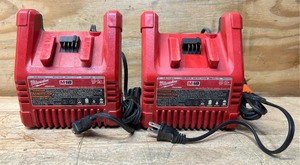 lot 27 image: Milwaukee M18 Charger lot of 2