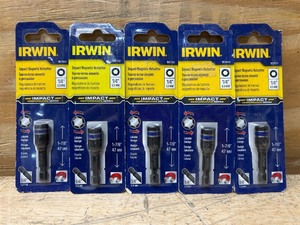lot 55 image: Irwin Impact Magnetic Nutsetter 14  lot of 5