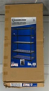 lot 78 image: Strongway 5-TIER WIRE SHELVING 48IN.W X 24IN.D X 72IN.H