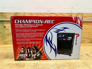 lot 107 image: Champion-Rec portable mini-concert system with digital SD recorder (NOT COMPLETE  READ DESCRIPTION)