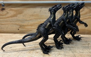 lot 120 image: Jurassic World Indoraptor lot of 4