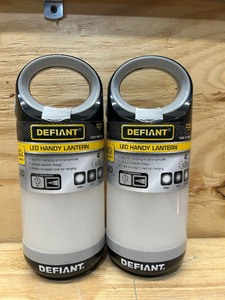 lot 208 image: 300 Lumens Handy Lantern in Grey (lot of 2)