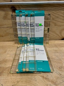 lot 245 image: Wexford Gold Grid Organizer 6x10 in Home Office School Photo Notes Display NEW (lot of 9)
