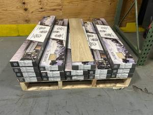 lot 3A image: Nordic XL Collection Lot of 15 Cases of Blonde Oak Vinyl Plank  23.78 SFBox ($1.90Sq Ft) Total of 356.7 Sq. Ft.
