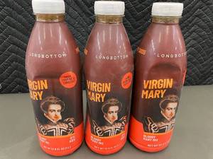 lot 2 image: TX 8 - Longbottom Virgin Mary Bloody Mary Mix 3 x 1L Bottles - 0% ABV