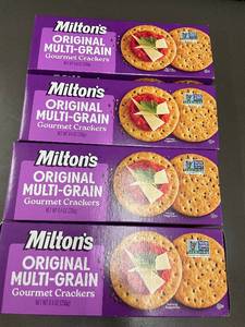 lot 26 image: NV 4 - Miltons Original Multi-Grain Gourmet Crackers - 8.4 oz Boxes, 4-Pack