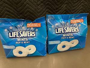 lot 67 image: Trol - Life Savers Pep O Mint Mints - Sharing Size 13 oz - 2-Pack